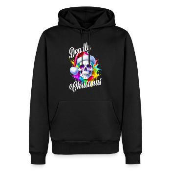 Tödliche Weihnachten - Männer Premium Bio Hoodie - Schwarz - Vorne - Nico (187cm)