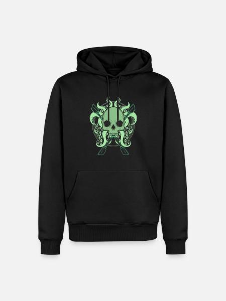 Paddling Pirate flag - Men’s Premium Organic Hoodie - black