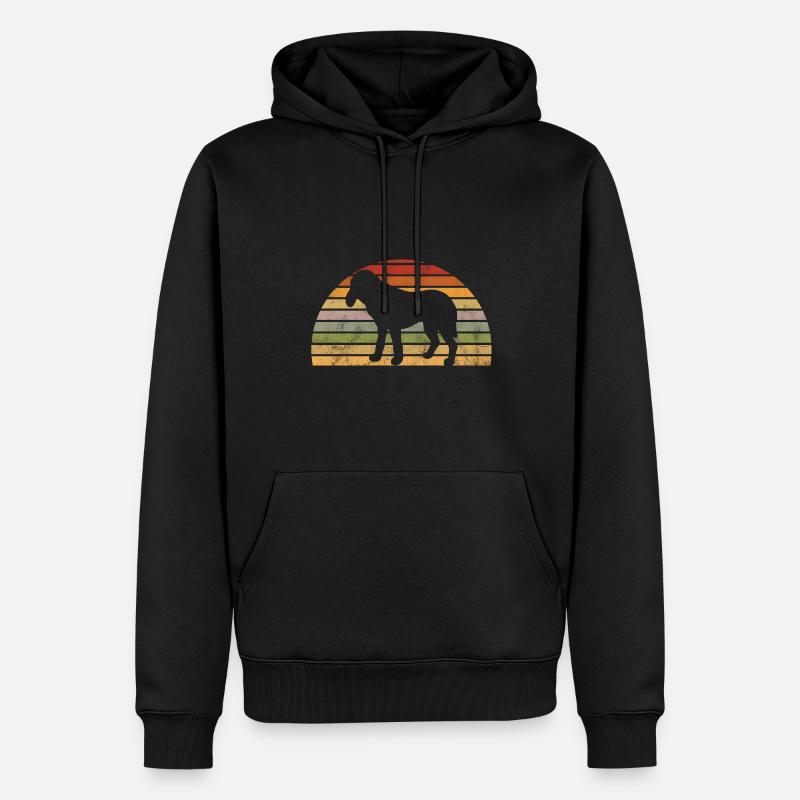 Bluetick Coonhound Cadeau Drôle Dicton - Sweat à capuche Premium bio Homme - noir