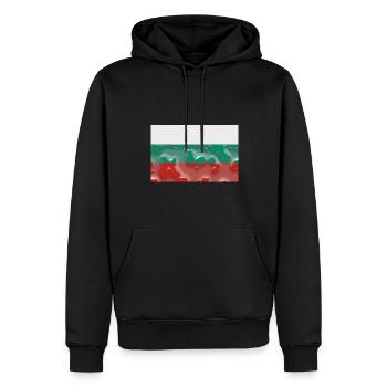 Geschenk für Bulgarien - Männer Premium Bio Hoodie - Schwarz - Vorne - Nico (187cm)