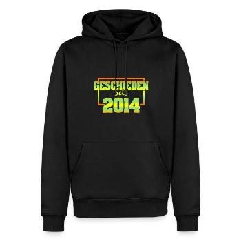 Ehefrau 2014 - Männer Premium Bio Hoodie - Schwarz - Vorne - Nico (187cm)