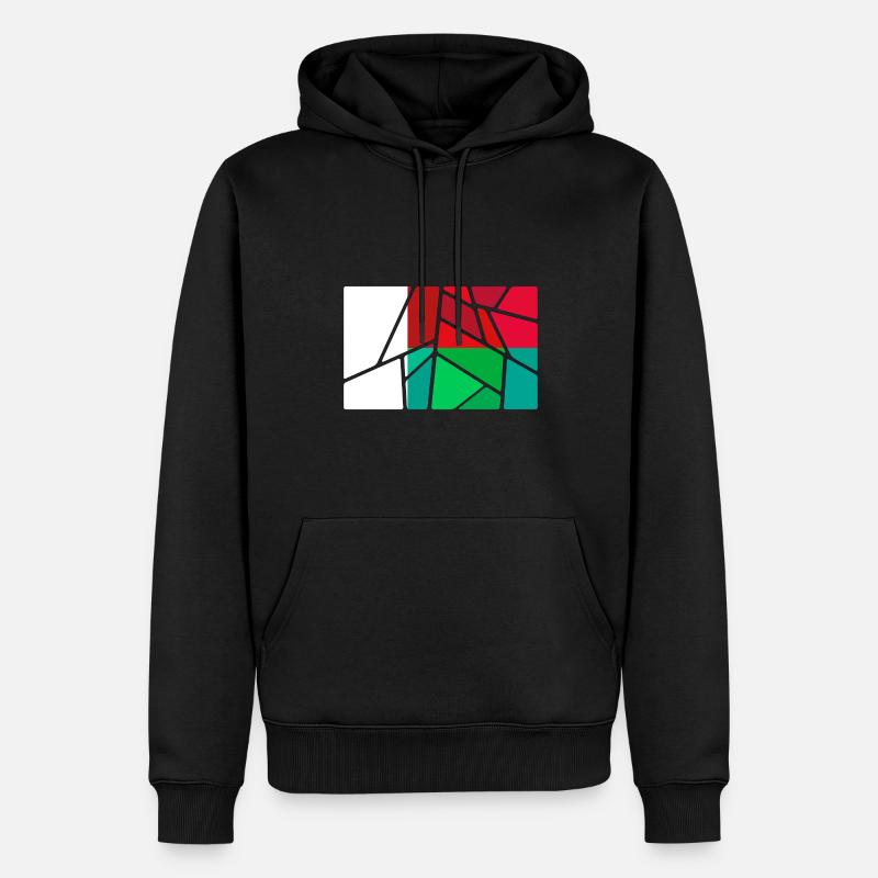 Madagaskar - Männer Premium Bio Hoodie - Schwarz