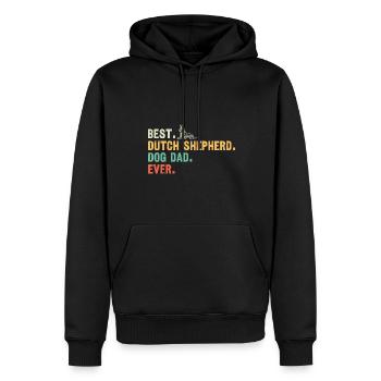Holländischer Schäferhund Dutch Shepherd - Männer Premium Bio Hoodie - Schwarz - Vorne - Nico (187cm)