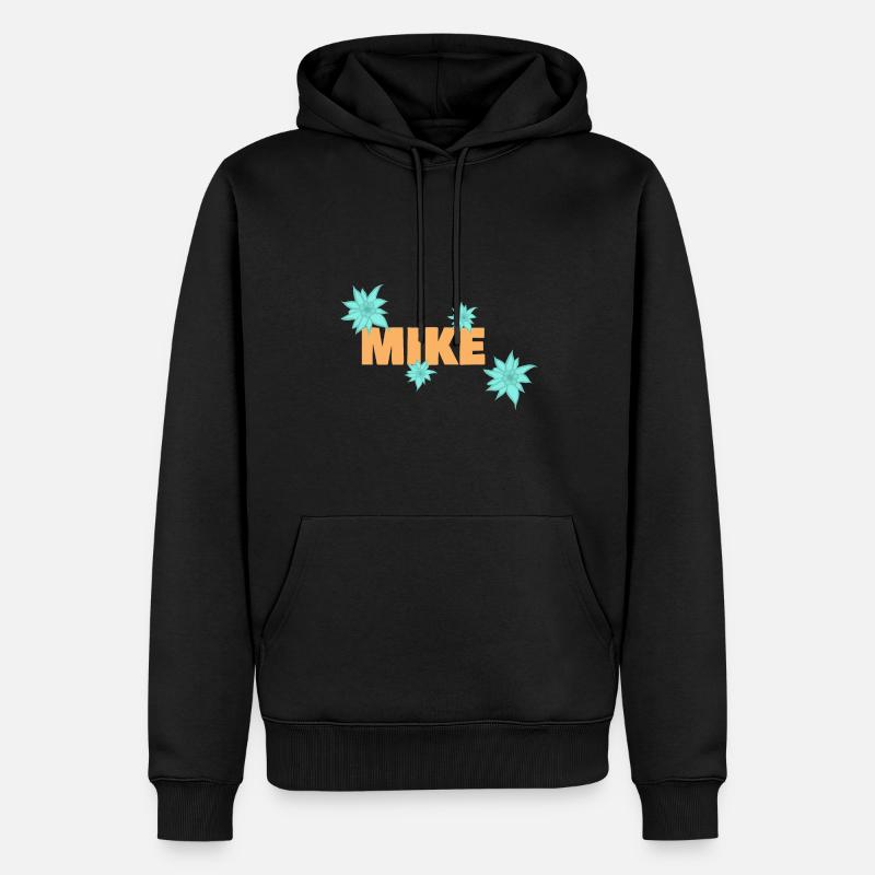Micro - Sweat à capuche Premium bio Homme - noir