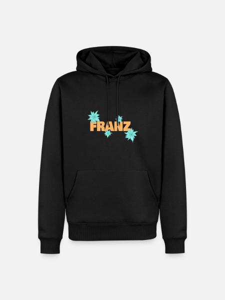 Edelweiss Franz - Men’s Premium Organic Hoodie - black
