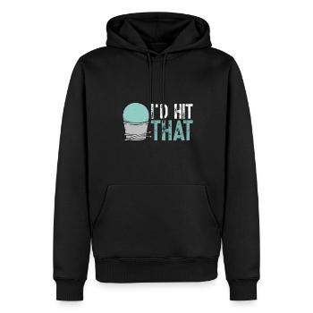 Cardio Drumming Fitnessstudio Fitnesskurs Workout - Männer Premium Bio Hoodie - Schwarz - Vorne - Nico (187cm)