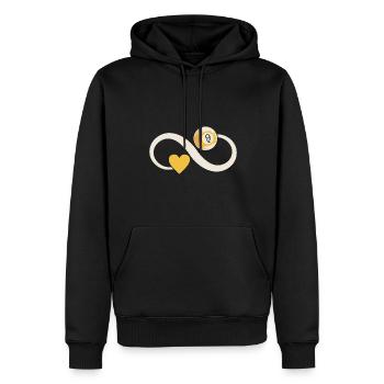 Snooker Pool Billard - Männer Premium Bio Hoodie - Schwarz - Vorne - Nico (187cm)