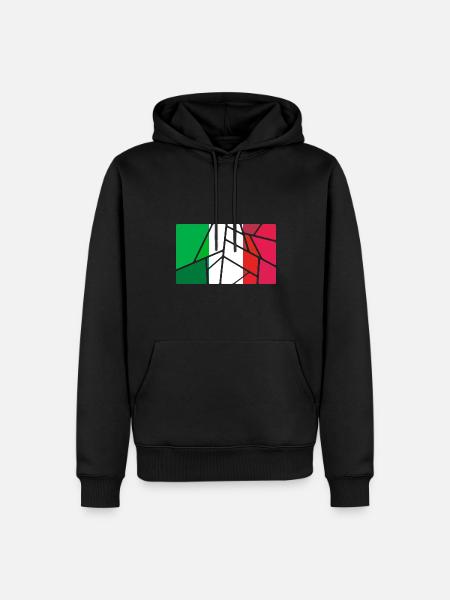 Italy Italien - Men’s Premium Organic Hoodie - black