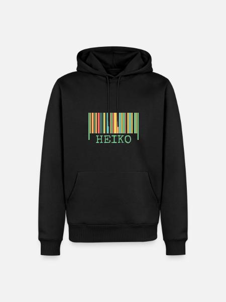 Heiko as Heiko - Men’s Premium Organic Hoodie - black