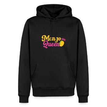 Mango Frucht Mango - Männer Premium Bio Hoodie - Schwarz - Vorne - Nico (187cm)