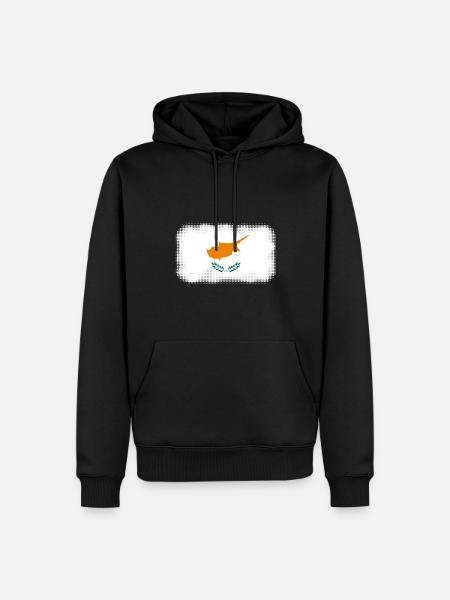 Zypern Zypern - Männer Premium Bio Hoodie - Schwarz