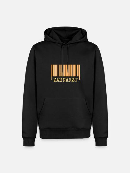 Geschenk für Zahnarzt - Männer Premium Bio Hoodie - Schwarz