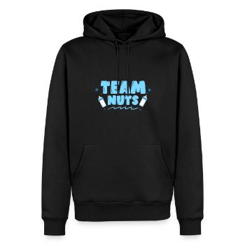 Annonce de bébé sexe révéler l’équipe de la fête de bébé - Sweat à capuche Premium bio Homme - noir - Devant - Nico (187cm)