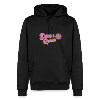 Retro Lifestyle Vintage Groovy Party Disco Clubs - Männer Premium Bio Hoodie - Schwarz - Vorne - Nico (187cm)