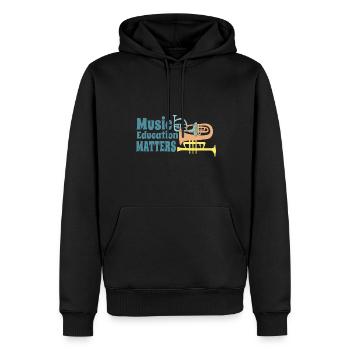 Music Education Matters Music Teacher - Männer Premium Bio Hoodie - Schwarz - Vorne - Nico (187cm)