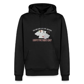 You're doing a great job Mom Happy Mother's Day - Men’s Premium Organic Hoodie - black - Front - Nico (187cm)