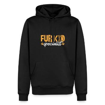 Haustierbetreuung Katze Hund Haustiersitter - Männer Premium Bio Hoodie - Schwarz - Vorne - Nico (187cm)