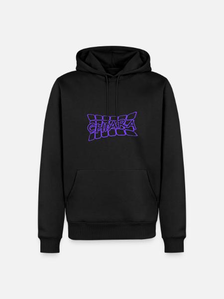 Name Chiara - Men’s Premium Organic Hoodie - black