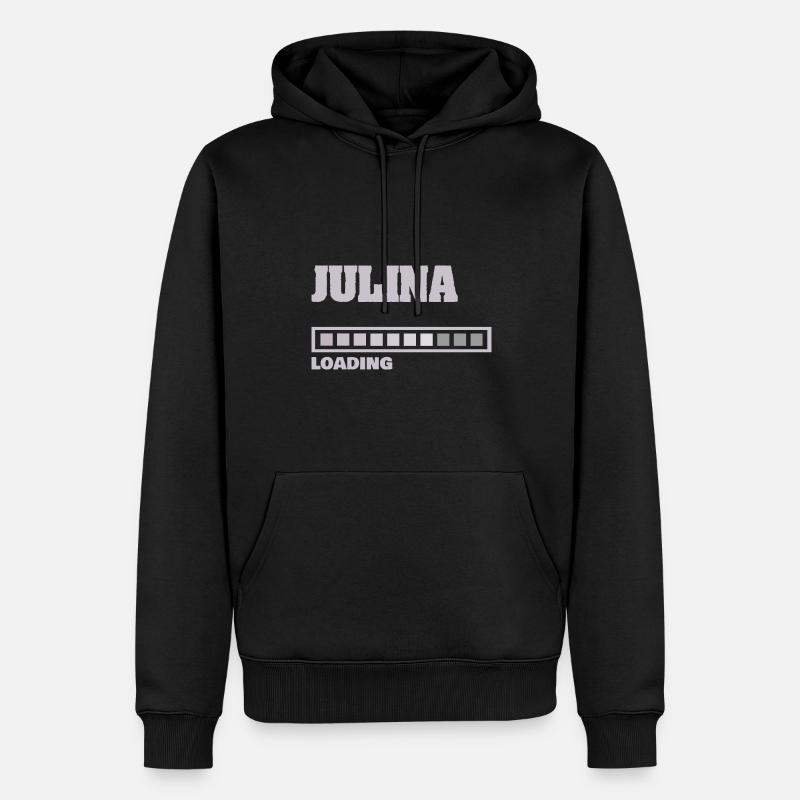 Bébé Julina - Sweat à capuche Premium bio Homme - noir