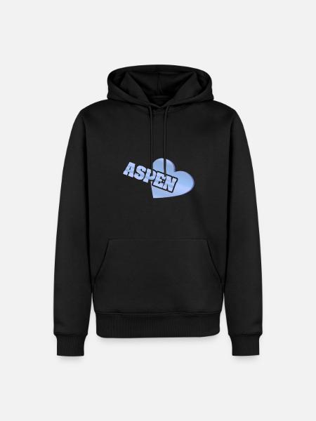 Love Aspen - Men’s Premium Organic Hoodie - black