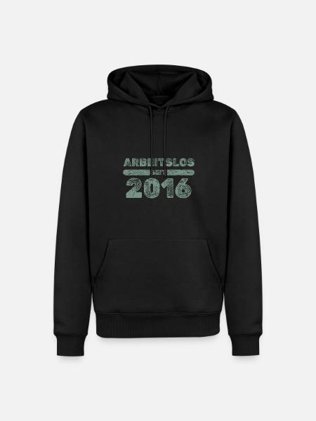 seit 2016 - Männer Premium Bio Hoodie - Schwarz