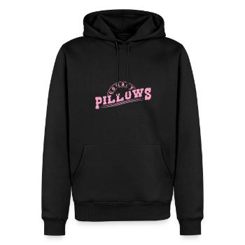 Coussins de cow-boy fille du Sud Texas Dame drôle - Sweat à capuche Premium bio Homme - noir - Devant - Nico (187cm)