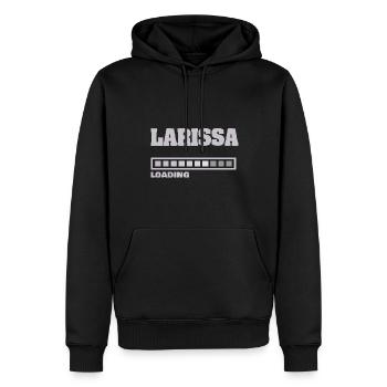 Bébé Larissa - Sweat à capuche Premium bio Homme - noir - Devant - Nico (187cm)