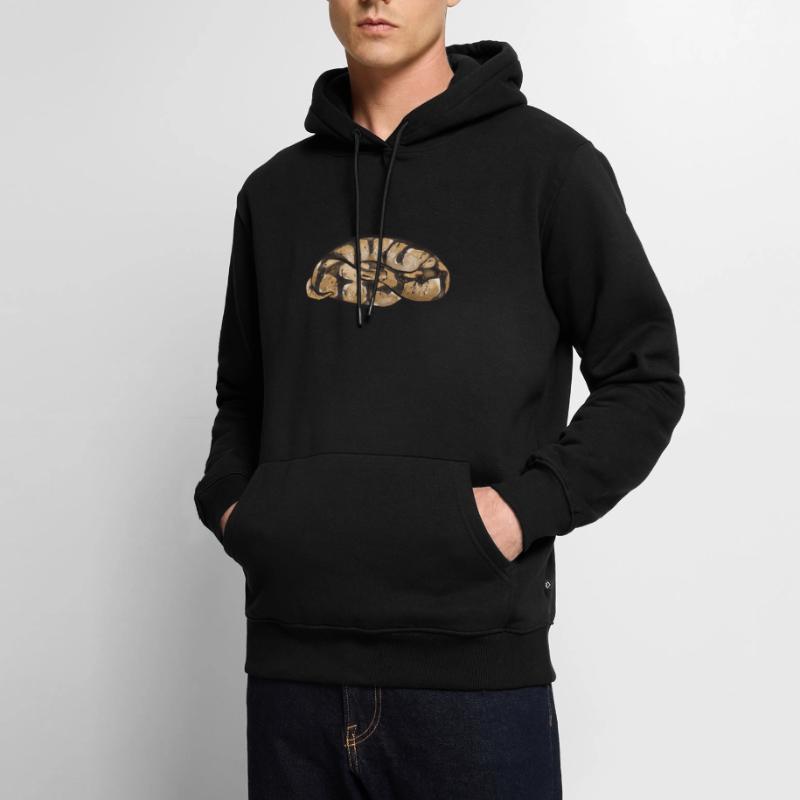 Ball Python Schlange Königspython Männer Premium Bio Hoodie