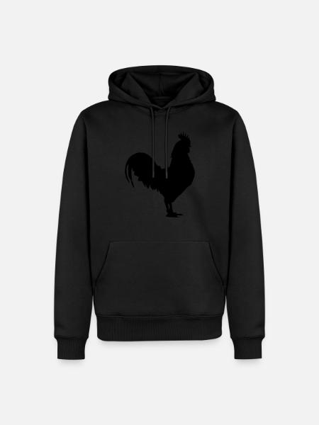 fowl - Men’s Premium Organic Hoodie - black