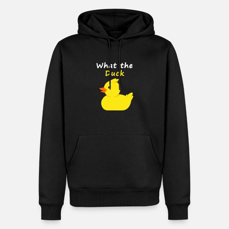 Qu'est-ce que le canard - Sweat à capuche Premium bio Homme - noir