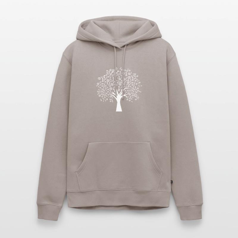 Programmer Binary Tree Men’s Premium Organic Hoodie