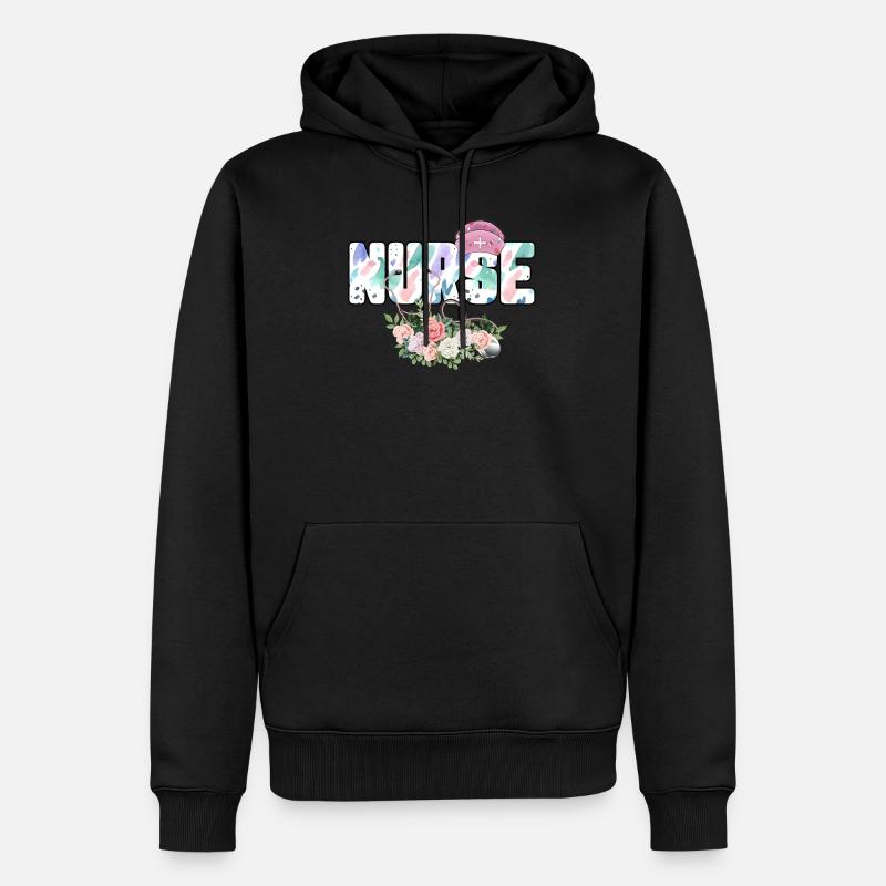 Krankenschwester - Männer Premium Bio Hoodie - Schwarz