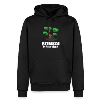 Bonsai Baum Flüsterer - Männer Premium Bio Hoodie - Schwarz - Vorne - Nico (187cm)