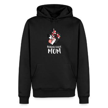 Border Collie Hund Mama Border Collie Mamma - Männer Premium Bio Hoodie - Schwarz - Vorne - Nico (187cm)