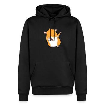 Dabbing Meerschweinchen Kinder Meerschweinchen Dab - Männer Premium Bio Hoodie - Schwarz - Vorne - Nico (187cm)