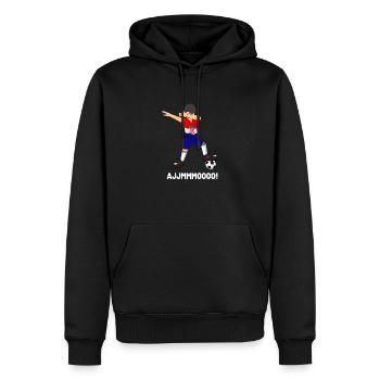 Fußball Kroatien - Männer Premium Bio Hoodie - Schwarz - Vorne - Nico (187cm)