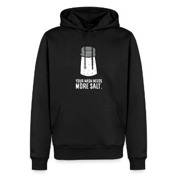 Lustige Cyber-Sicherheit IT-Sicherheitslehrerin - Männer Premium Bio Hoodie - Schwarz - Vorne - Nico (187cm)