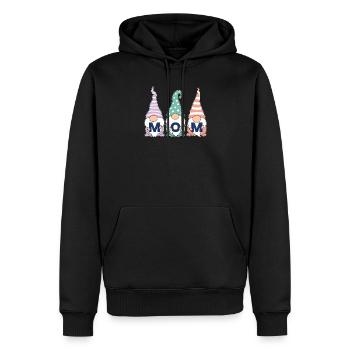 Cadeau Gnomes pour MAMAN, Mères - Sweat à capuche Premium bio Homme - noir - Devant - Nico (187cm)