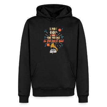 Lustiges Lindy Hop Swing Tanz - Männer Premium Bio Hoodie - Schwarz - Vorne - Nico (187cm)