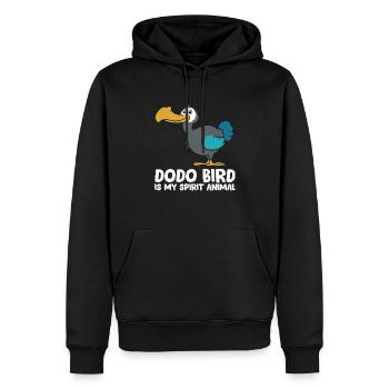 Dodo Vogel ist mein Seelentier Niedlicher Dodo - Männer Premium Bio Hoodie - Schwarz - Vorne - Nico (187cm)