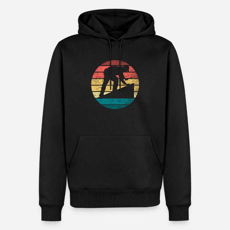 Couvreur - Sweat à capuche Premium bio Homme - noir