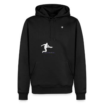 Fussball Bosnien und Herzegowina Bosna Fudbal - Männer Premium Bio Hoodie - Schwarz - Vorne - Nico (187cm)
