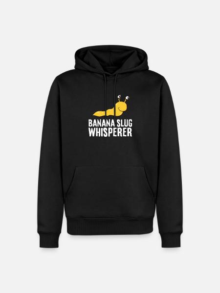 Banana Slug Whisperer - Men’s Premium Organic Hoodie - black