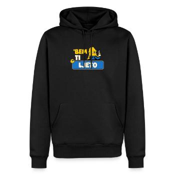 ´Bem ti ljeto Balkan Dictons des Balkans - Sweat à capuche Premium bio Homme - noir - Devant - Nico (187cm)