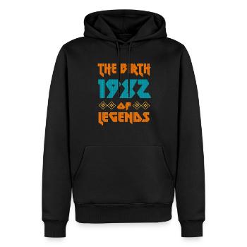 1982 Geboren 40 Geburtstag Jahrgang 1982 Ugly - Männer Premium Bio Hoodie - Schwarz - Vorne - Nico (187cm)