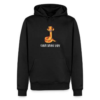 Corn Snake Lady Cute Pet Corn Snake - Männer Premium Bio Hoodie - Schwarz - Vorne - Nico (187cm)