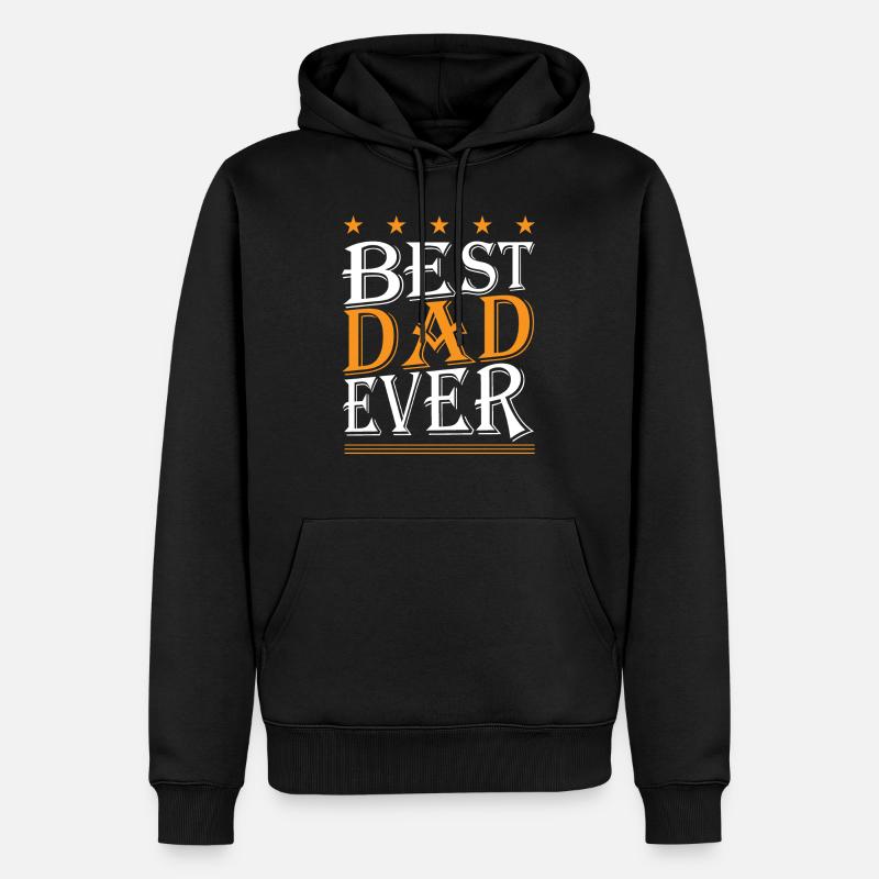 N’est Dad Ever - Sweat à capuche Premium bio Homme - noir