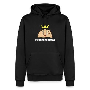 Pierogi Princess Mädchen Frauen Polnisch Pierogi - Männer Premium Bio Hoodie - Schwarz - Vorne - Nico (187cm)