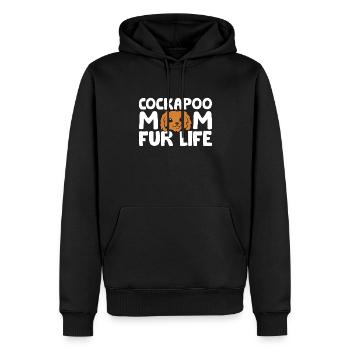 Cacatoès chien maman cacatoès maman manteau vie drôle - Sweat à capuche Premium bio Homme - noir - Devant - Nico (187cm)