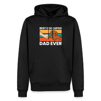 Bester Kakadu-Papa aller Zeiten Haustier - Männer Premium Bio Hoodie - Schwarz - Vorne - Nico (187cm)